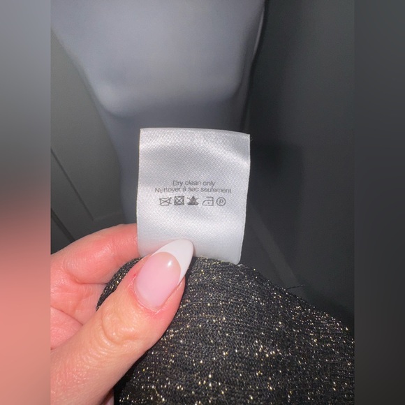 Veronica Beard Esmeralda Metallic V-Neck Top/ SMALL - Picture 8 of 9